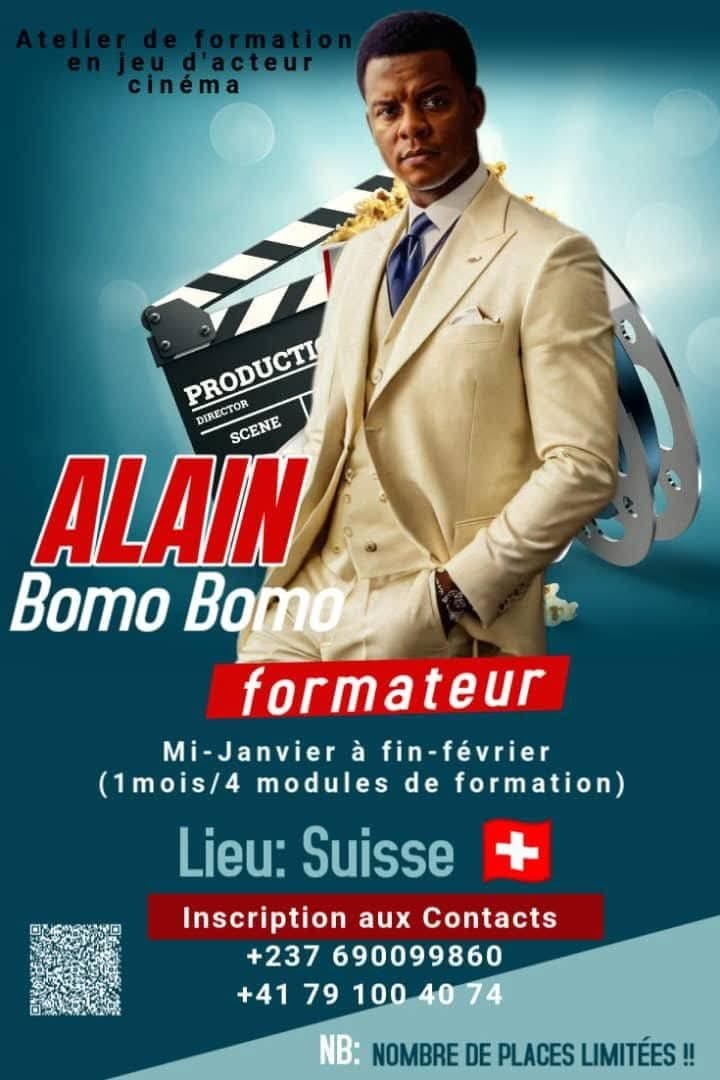 Cinéma: Alain Bomo Bomo donnera une formation en Suisse en 2025