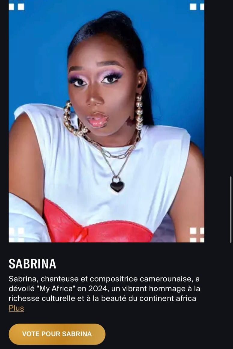 Musique: Sabrina nommée aux Trace Awards.