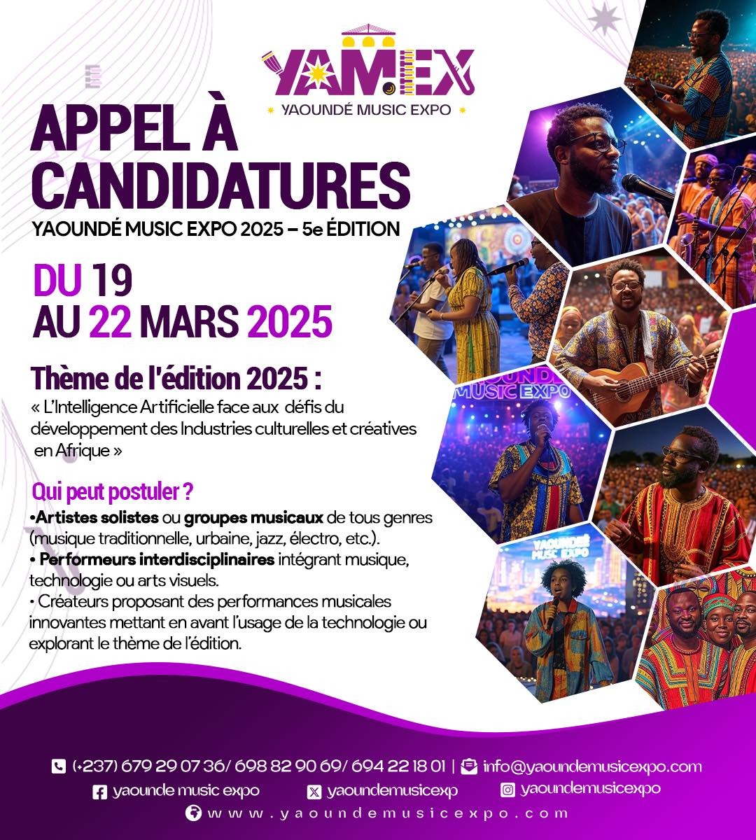 Evènement /Le YAOUNDÉ MUSIC EXPO 2025 lance officiellement sa 5e édition