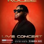 Concert: L’artiste Kocee annonce un méga concert live le 15 mars 2025 à Douala.