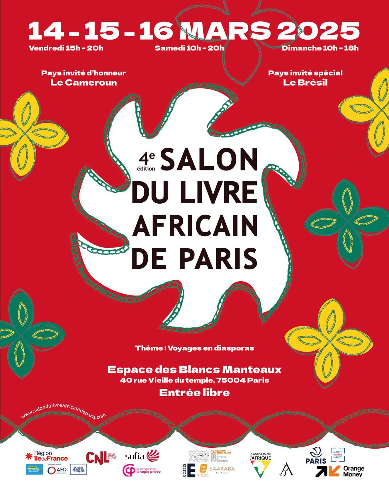 SALON DU LIVRE AFRICAIN DE PARIS : Le Cameroun pays invité d’honneur de cette 4ᵉ édition