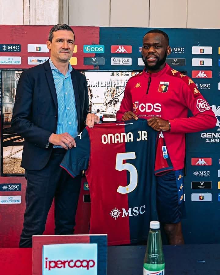 Mercato : Jean Onana débarque au Genoa (officiel)