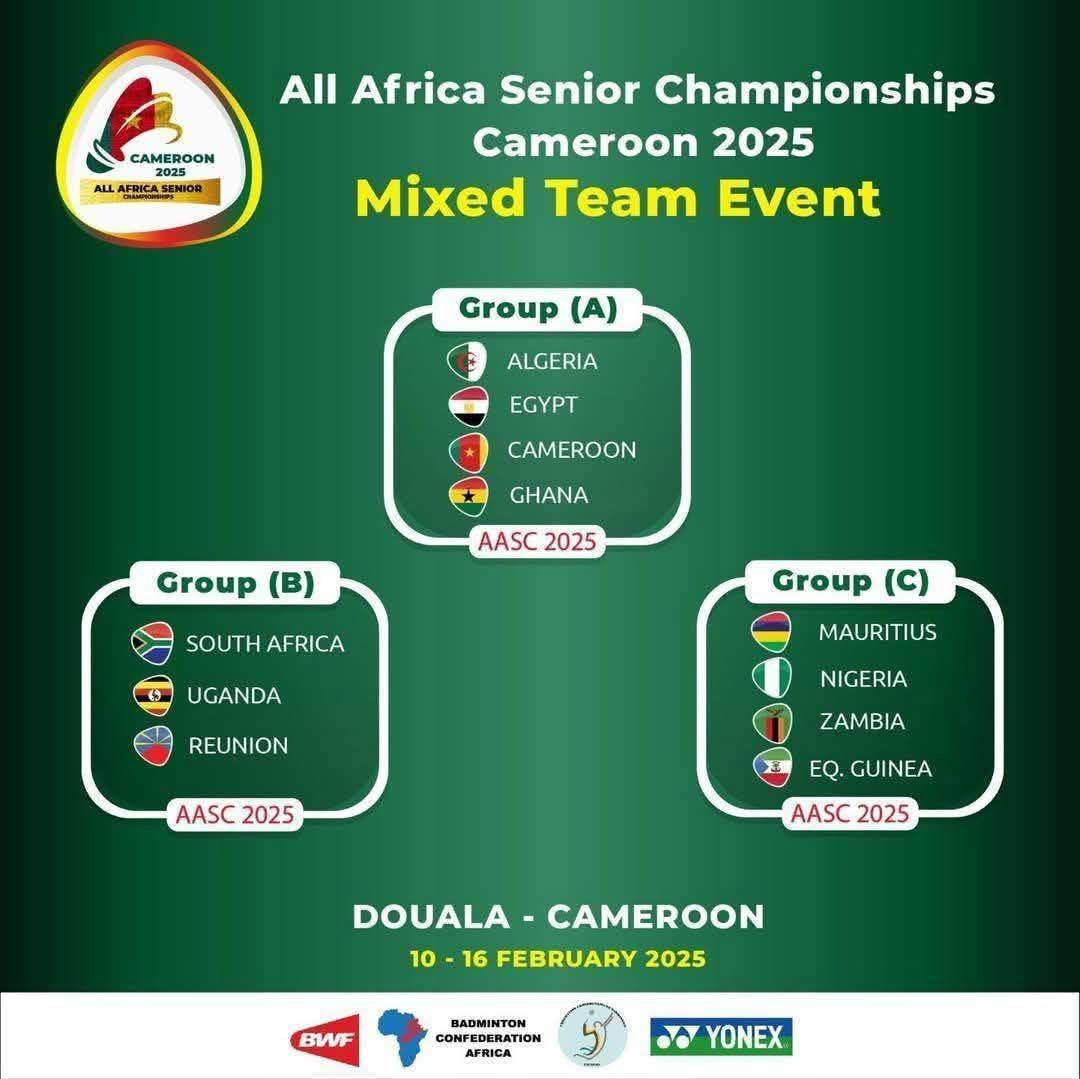 Championnat d'Afrique de Badminton : Le Cameroun connaît un début difficile