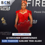 Grammy Awards : Le designer Camerounais Djec Fashion signe la tenue de Yemi Alade