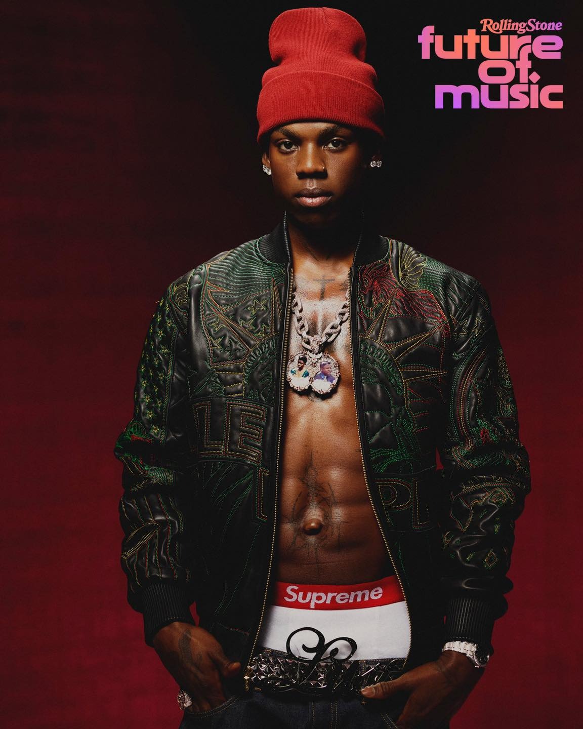 PEOPLE : Rema pose pour Rolling Stone