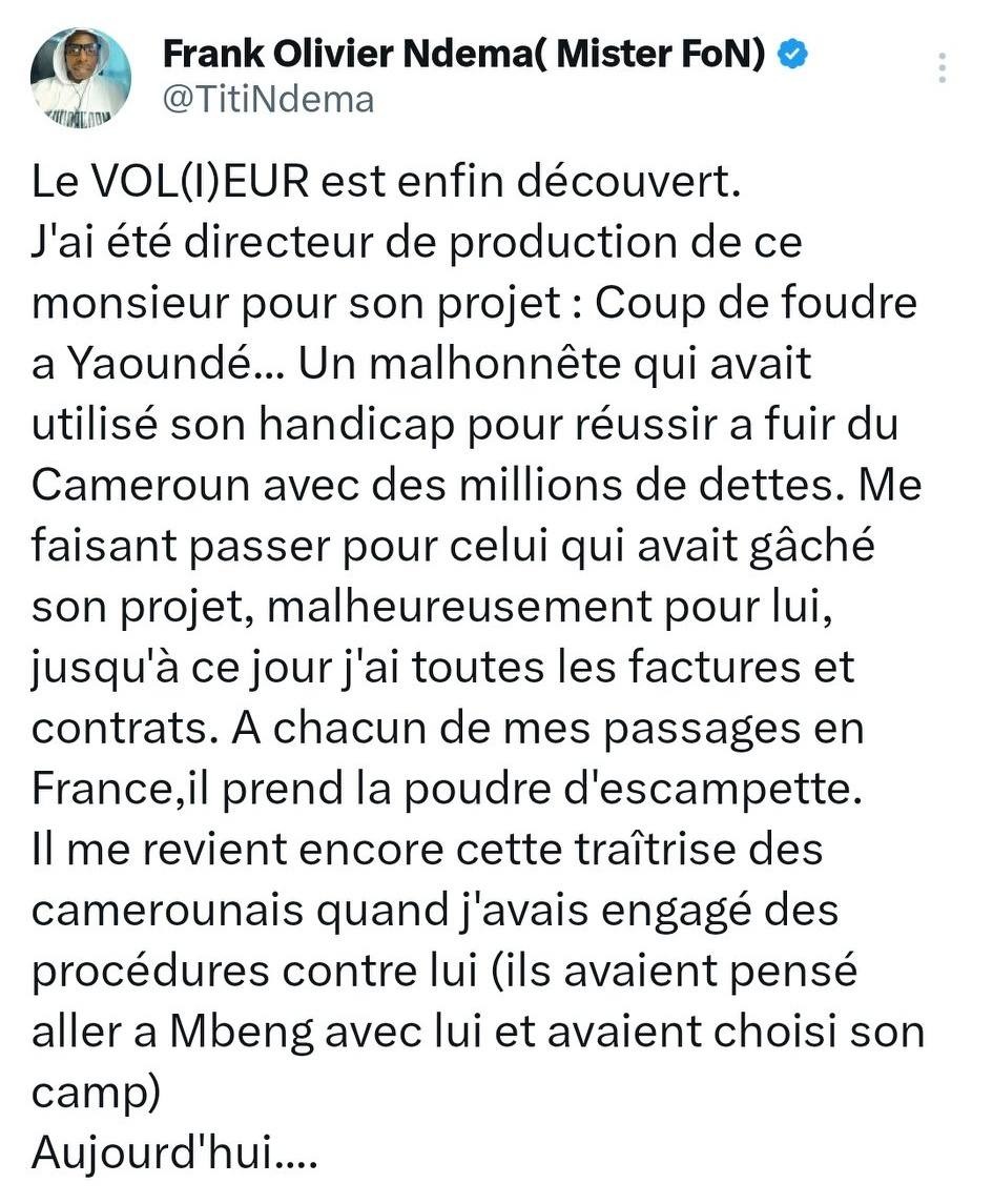 Le réalisateur et producteur camerounais Mason Ewing accusé de viols et d’abus sexuels