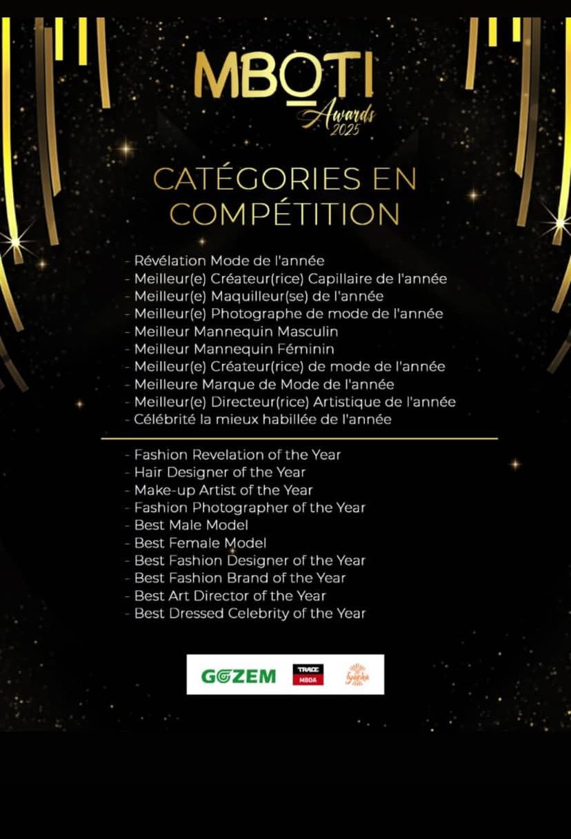 Culture : Mboti Awards 2025 dévoile la liste des catégories qui seront en compétition
