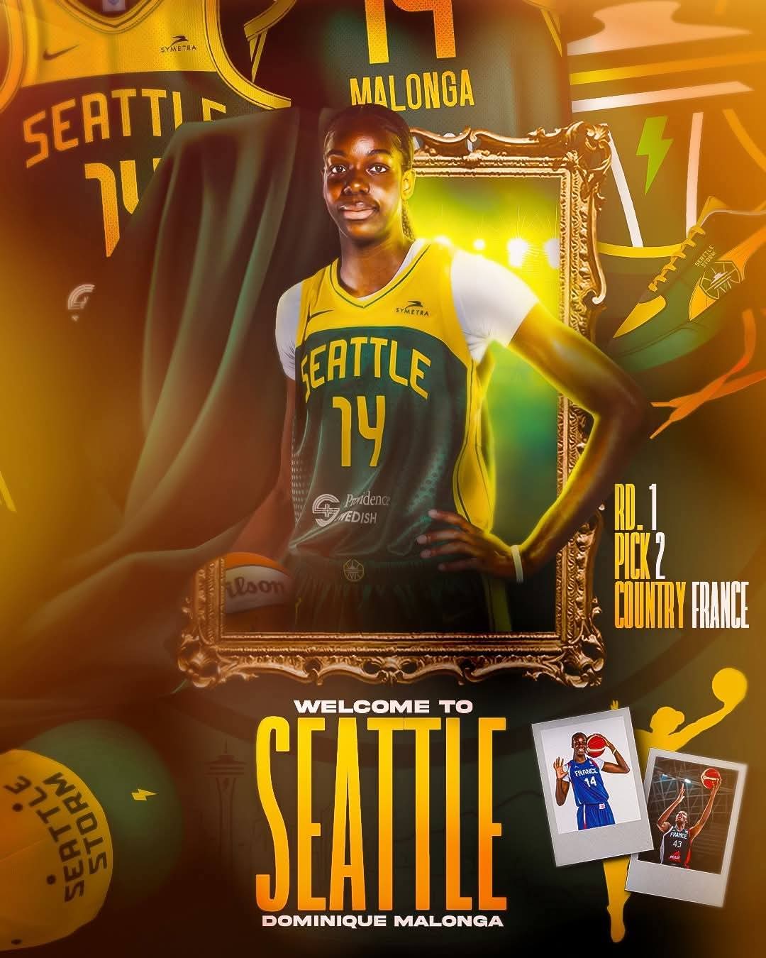 Dominique Malonga : Une étoile née sur le sol camerounais illumine Seattle