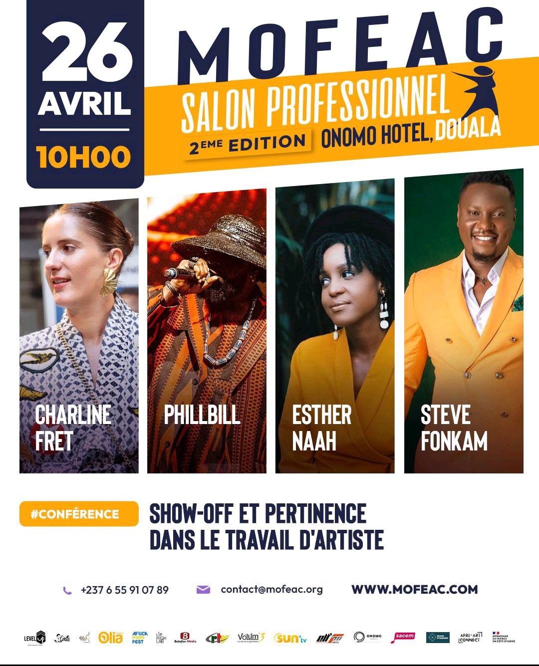 La 2ᵉ édition du MOFEAC (Mouvement des Femmes Entrepreneurs dans le domaine de l’Art et de la Culture), du 25 au 26 avril 2025 à Douala.