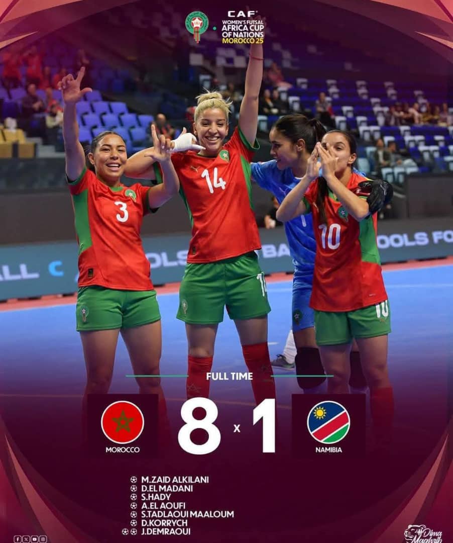 Coupe d'Afrique des Nations Futsal 2025 : la compétition démarre fort