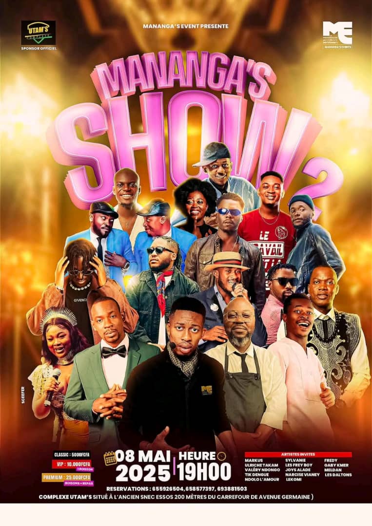 Mananga’s Show 2 : l’unité des humoristes camerounais au service d’un rire rassembleur