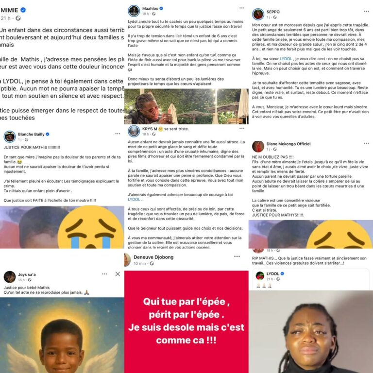 Réactions suite à l'incident impliquant le père de Lydol artiste camerounaise