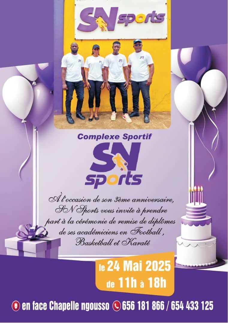 Sports et loisirs : SN Sports fête ses 03 ans d’existence