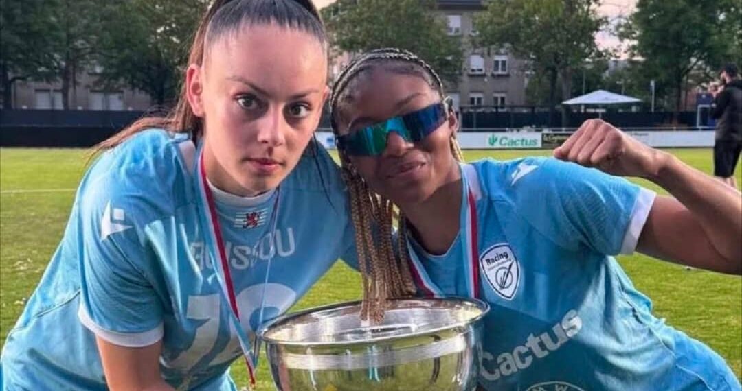 Division 1 Féminine de Football du Luxembourg 2024-2025 : Mireille Tchengang, vainqueure de la coupe et du championnat