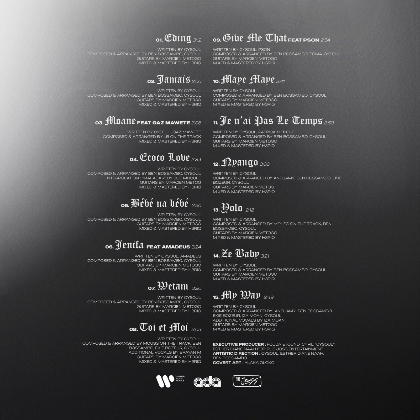Musique : SCN a écouté le nouvel album Oxymore Act I de Cysoul