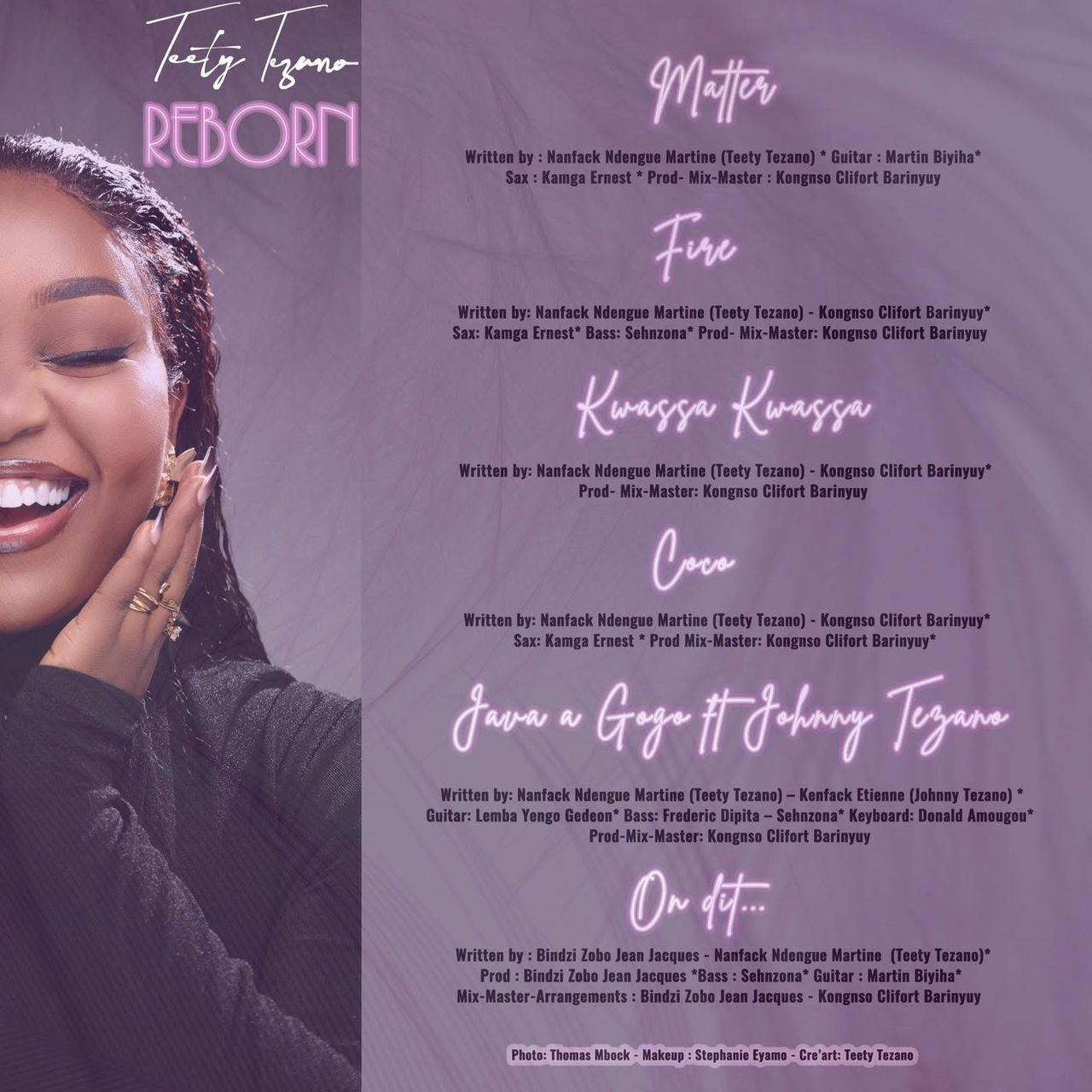 Musique : Teety Tezano est de retour avec REBORN EP