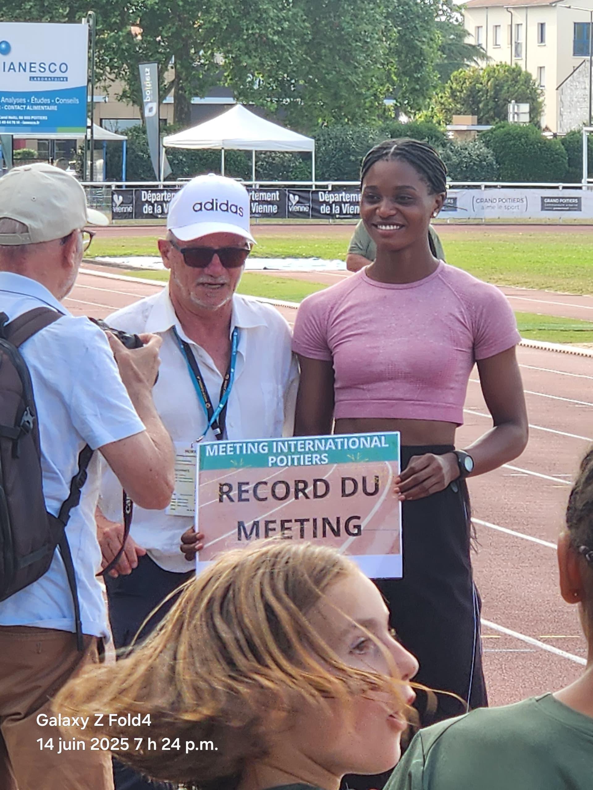 Meeting de Poitiers : Nouveau record personnel pour Hervege Kolle Etame