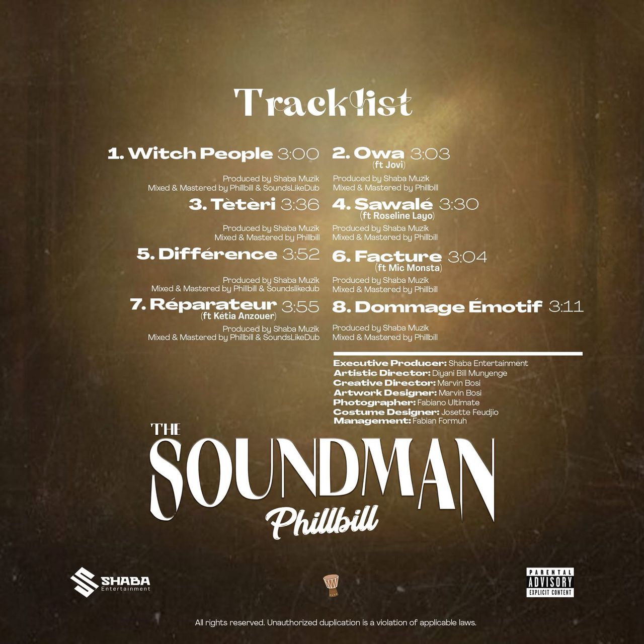 SOUNDMAN de Phillbill, note d’écoute by SCN