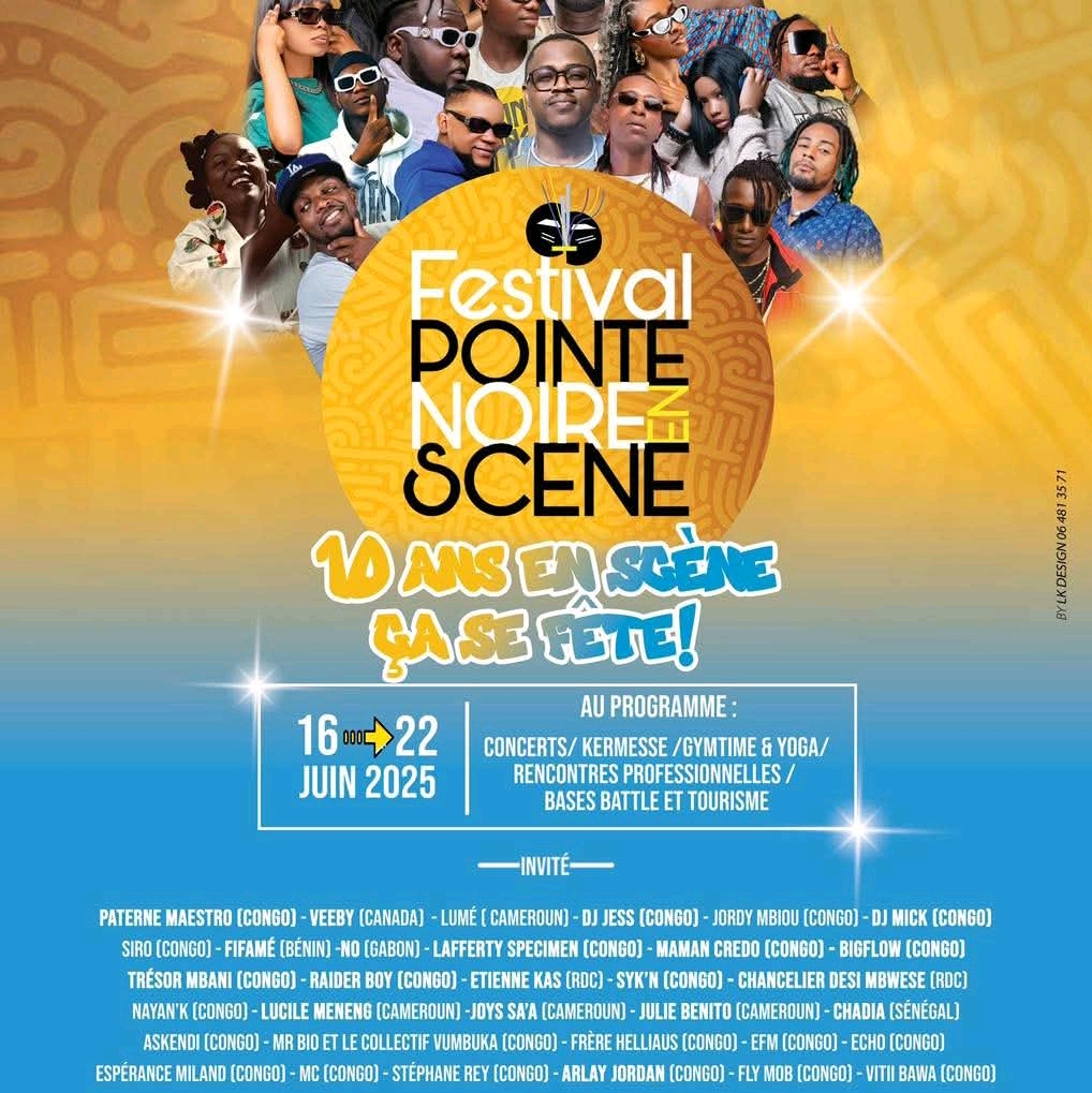 Pointe-Noire en Scène : Joys Sa’a en spectacle ce vendredi pour les 10 ans du festival