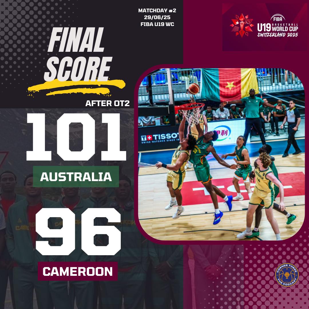 FIBA U19 WORLD CUP 2025 : l'Australie réussit un come-back et dompte le Cameroun
