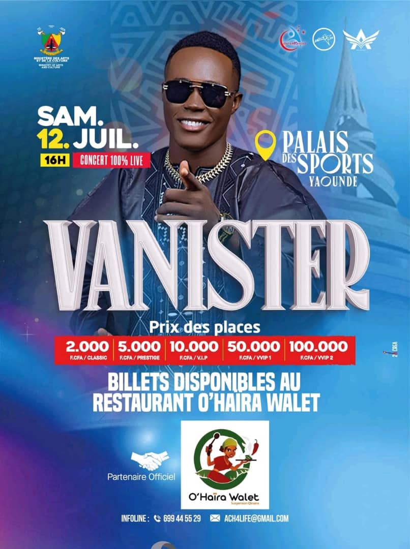 Vanister Enama en concert : l’émotion à nu