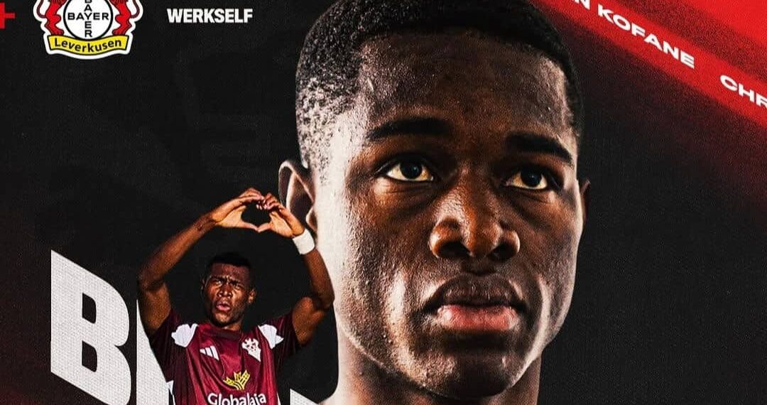 Mercato Estival : Christian Kofane pose ses valises au Bayer Leverkusen