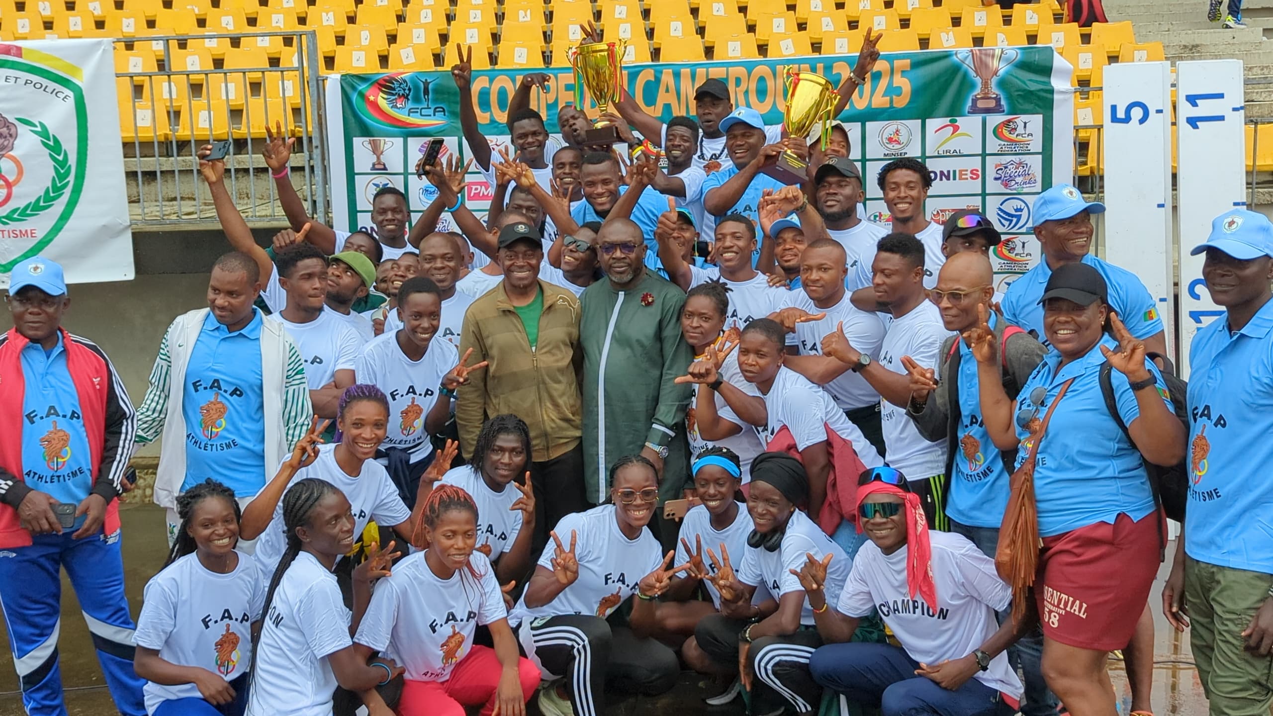 Coupe du Cameroun d'athlétisme 2025 : FAP dames et messieurs triomphent