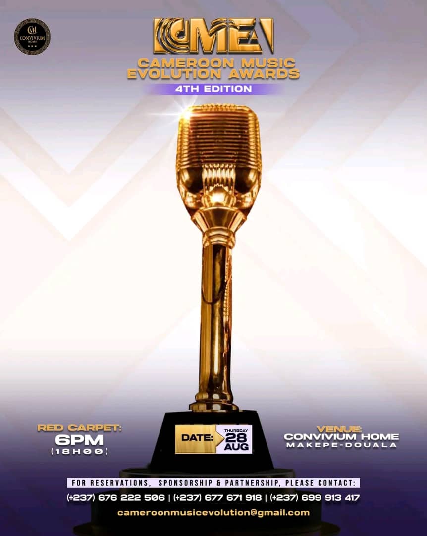 Le Cameroon Music Evolution Awards signe une 4e édition ambitieuse
