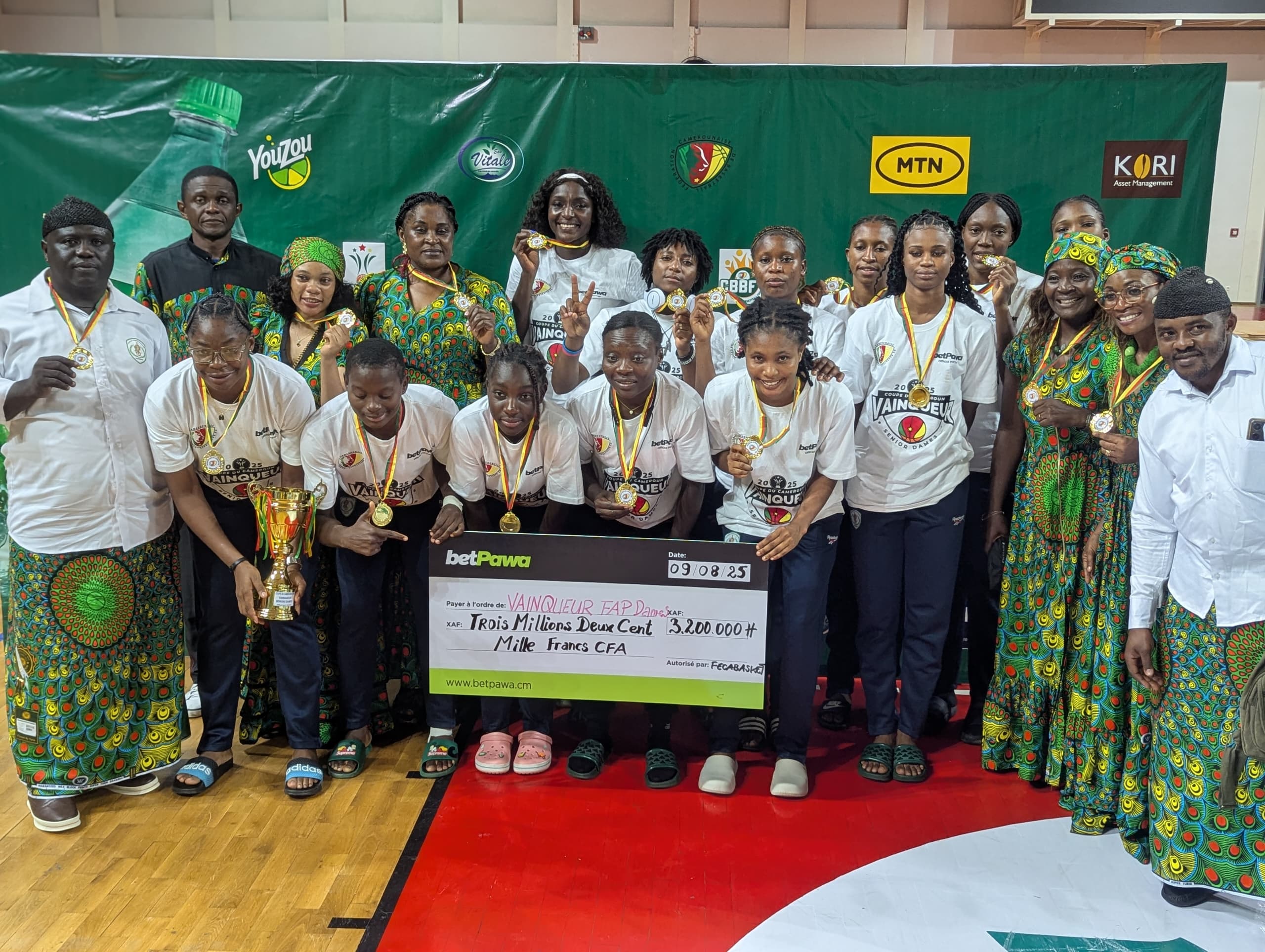 Coupe du Cameroun de basketball 2025 : FAP et BEAC sacrés vainqueurs