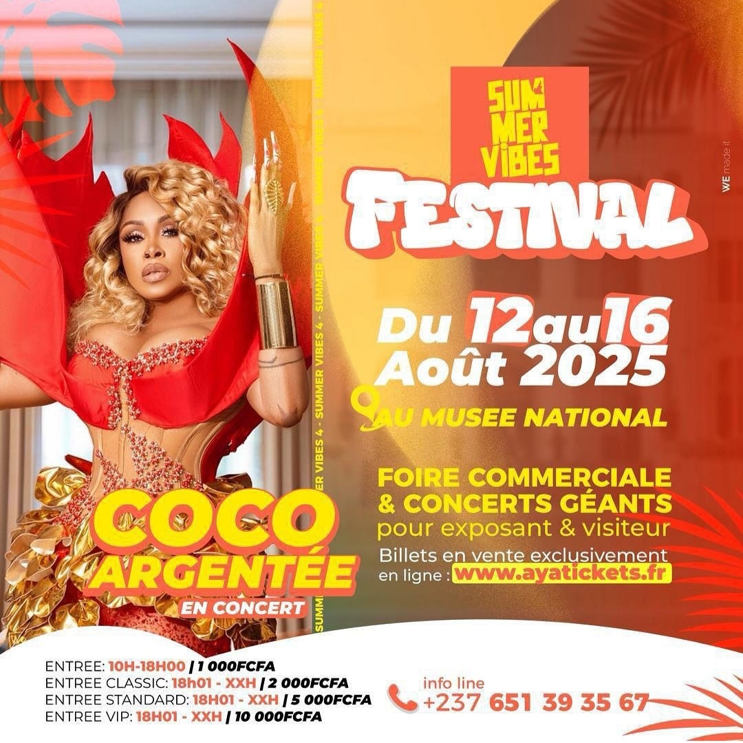 Summer Vibes Festival 2025 : les plus grandes stars camerounaises réunies à Yaoundé