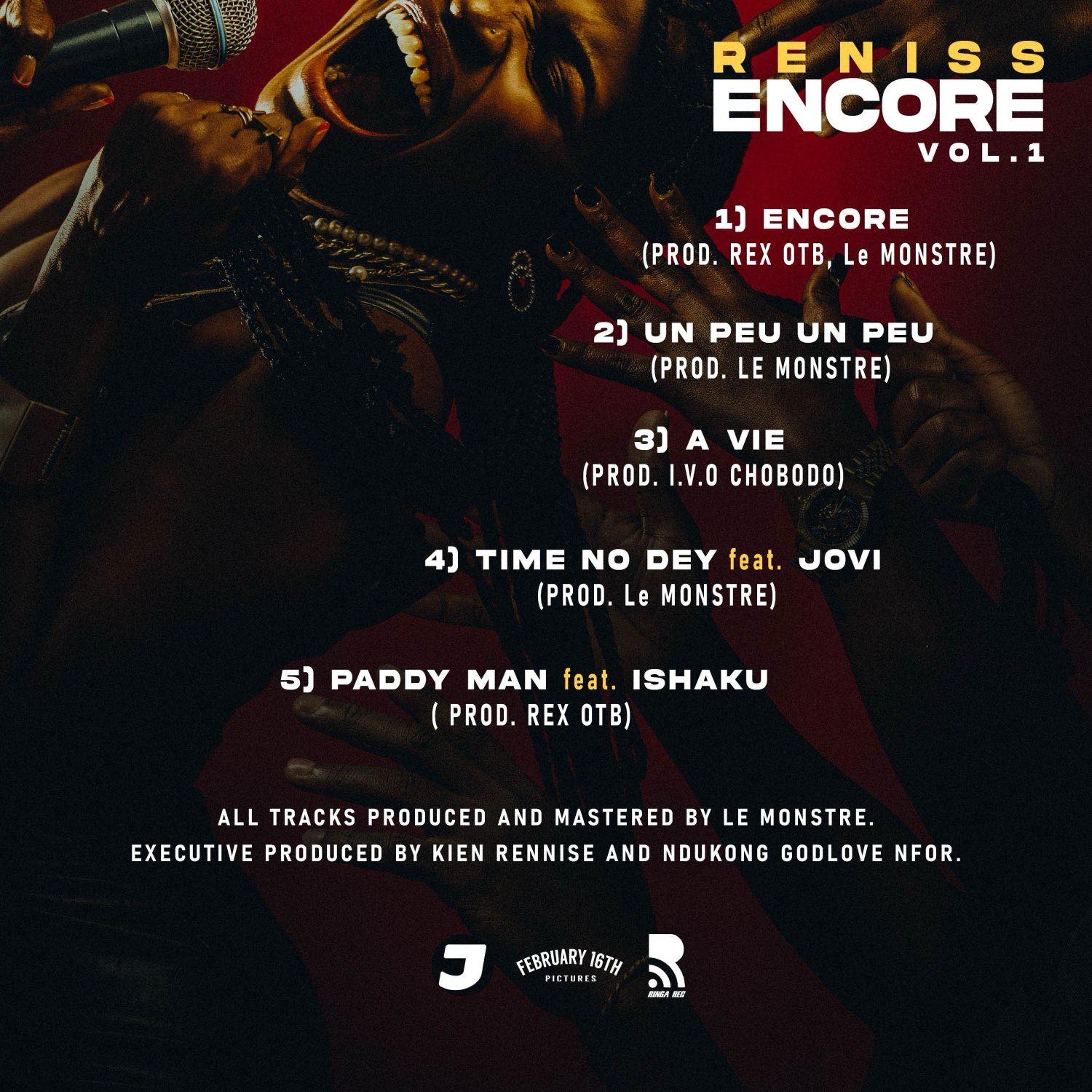 Musique : Reniss de retour sur la scène musicale avec son EP – Encore vol. 1