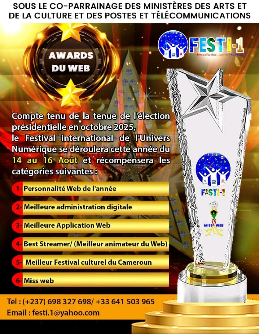 FESTI-1 : Le numérique camerounais à l’honneur du 14 au 16 août 2025