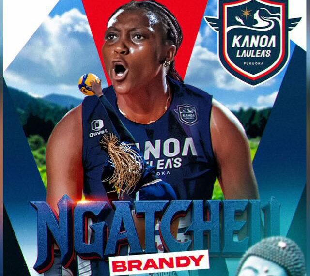 Volley-ball : Brandy Ngatcheu, nouvelle arme offensive de Kanoa Laulea’s Fukuoka en V.League 2
