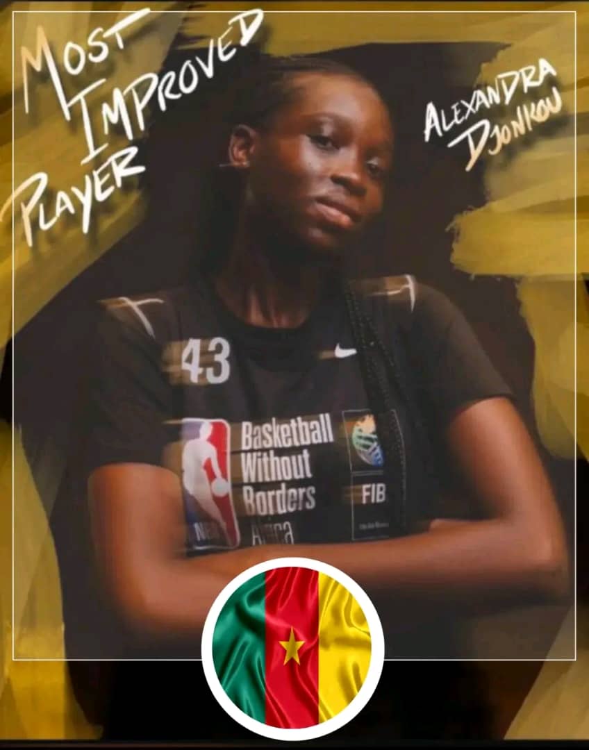 NBA AFRICA – BASKETBALL WITHOUT BORDERS AFRICA 2025 : ALEXANDRA DJONKOU, UNE CAMEROUNAISE SUR LE TOIT DE L’AFRIQUE