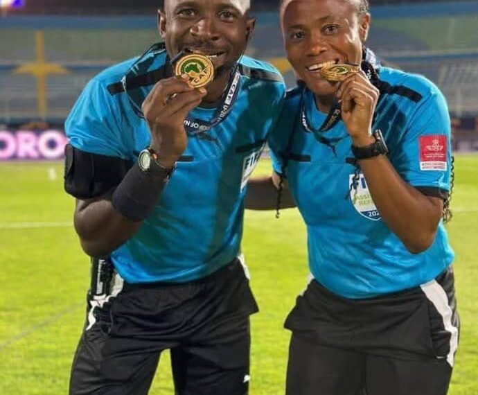 Arbitrage : Abdel Méfire et Carine Atezambong à l’honneur au CHAN 2024