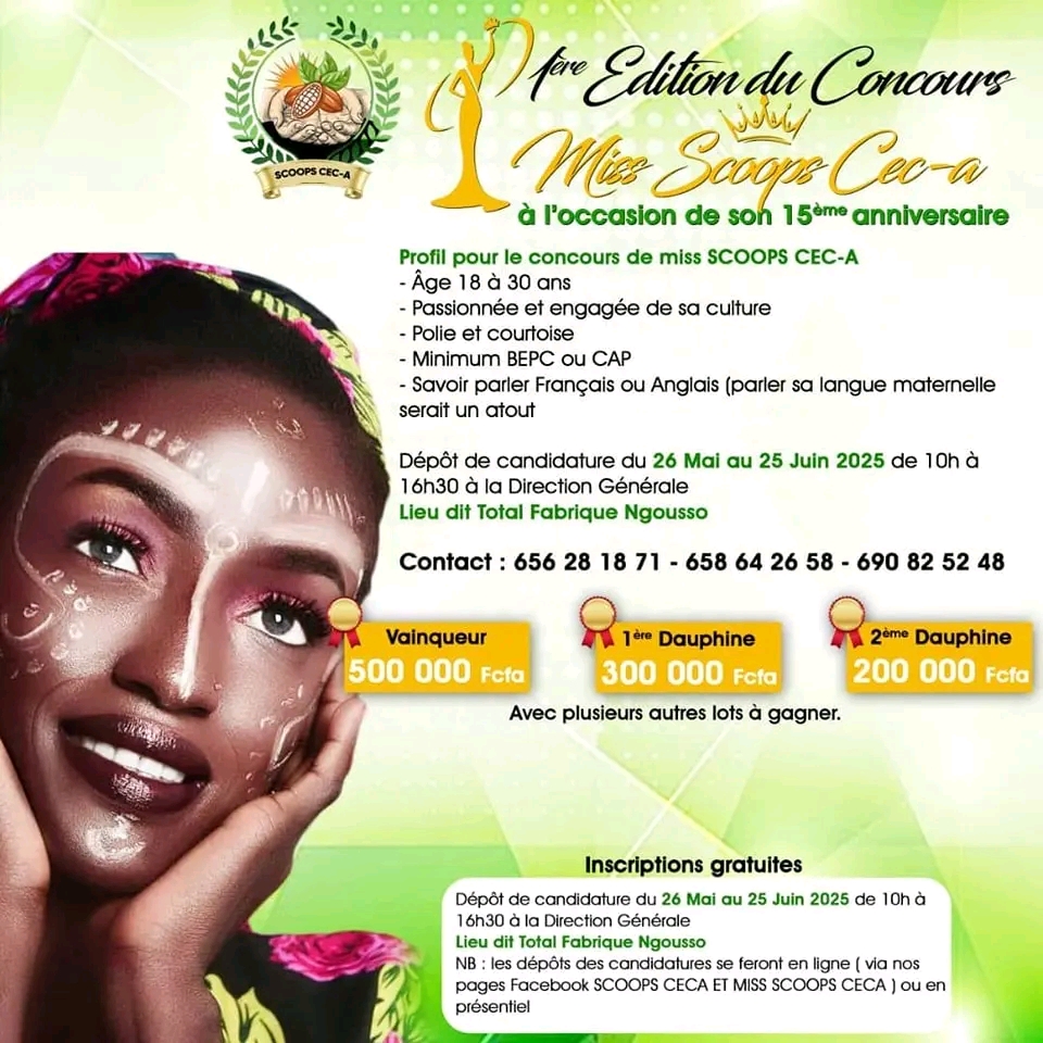 Première édition de Miss SCOOPS CEC-A : cap sur la finale à Bastos