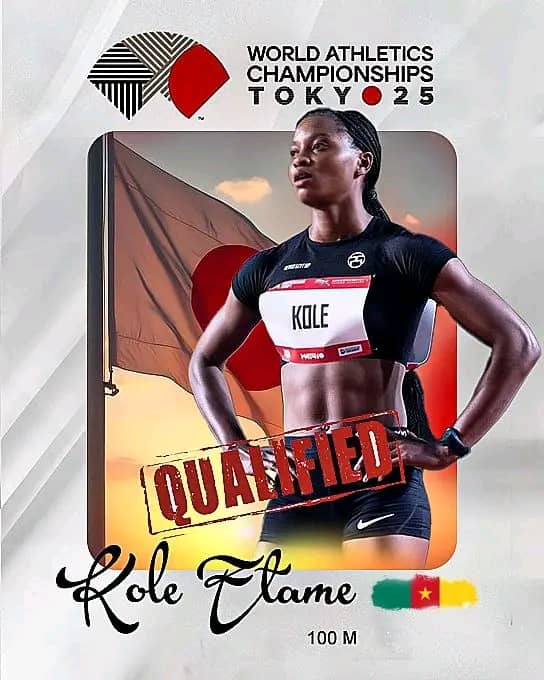 Tokyo 2025 : Hervege Kole Etame, l’espoir du sprint camerounais sur la ligne mondiale