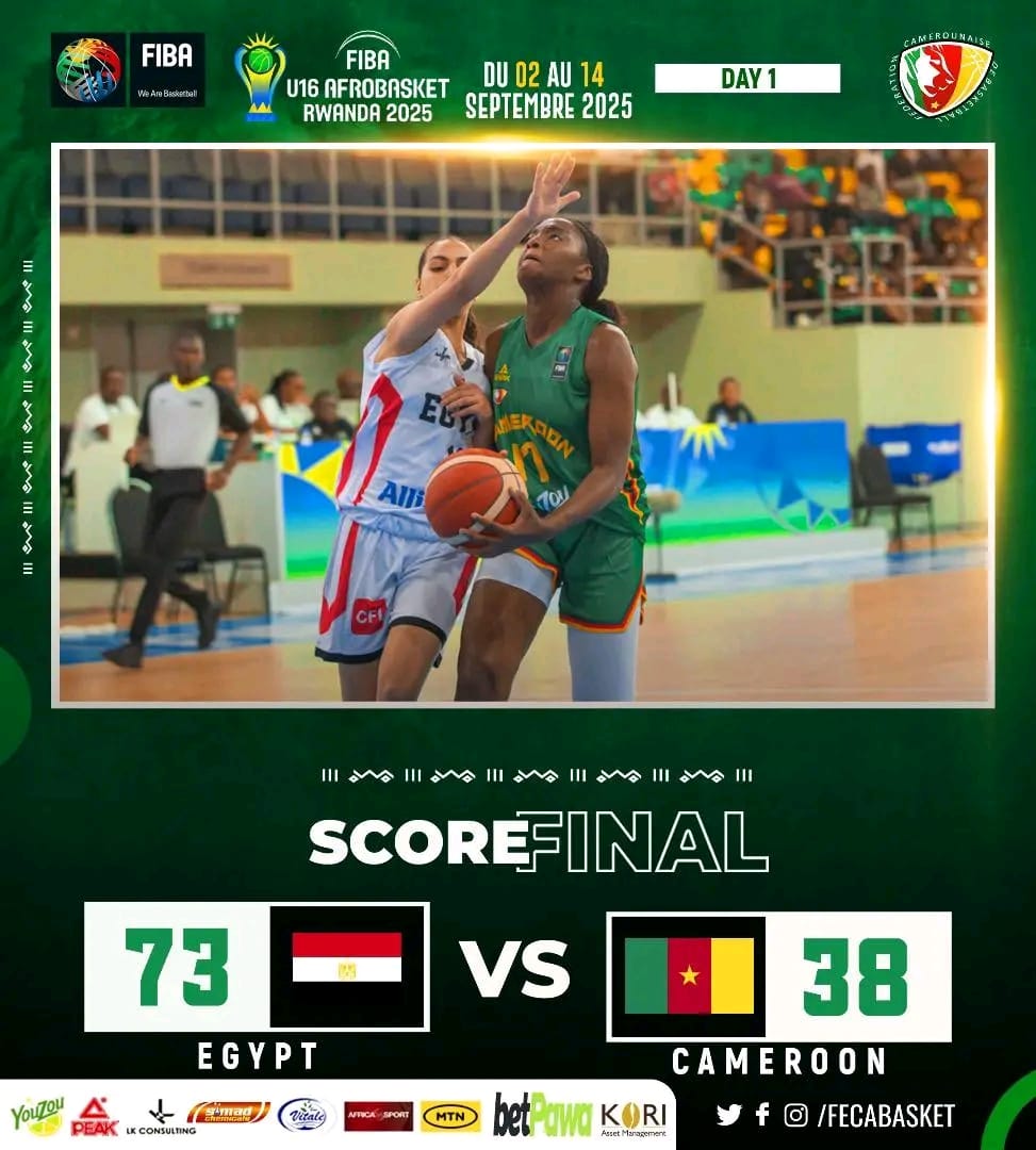 Afrobasket U16 : l’Égypte inflige un lourd revers aux Lionnes camerounaises