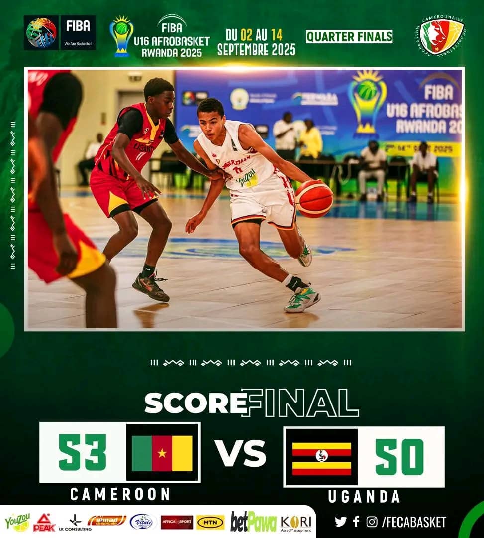 Afrobasket U16 : le Cameroun au dernier carré grâce à Nolan Ngangmeni 