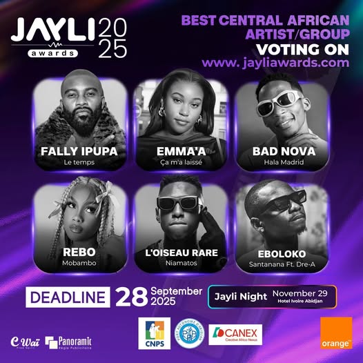 Jayli Awards 2025 : BAD NOVA  Seul artiste camerounais en lice