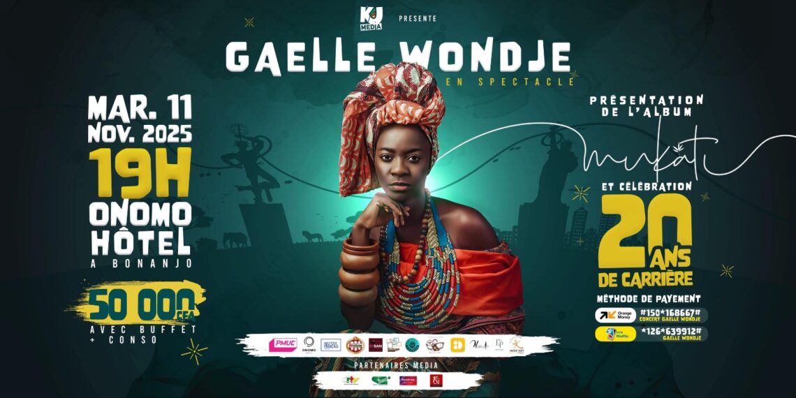 Musique: Gaëlle Wondje annonce la sortie d'un nouveau projet nommé "Mukati" et la célébration de ses 20 ans de carrière
