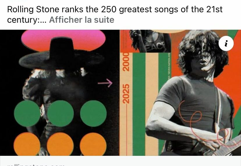 Actu : six chansons africaines figurent dans le classement des 250 meilleures chansons du XXIᵉ siècle, selon Rolling Stone