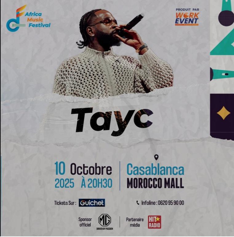 SCN ACTU : Tayc électrise le Morocco Mall à l’Africa Music Festival
