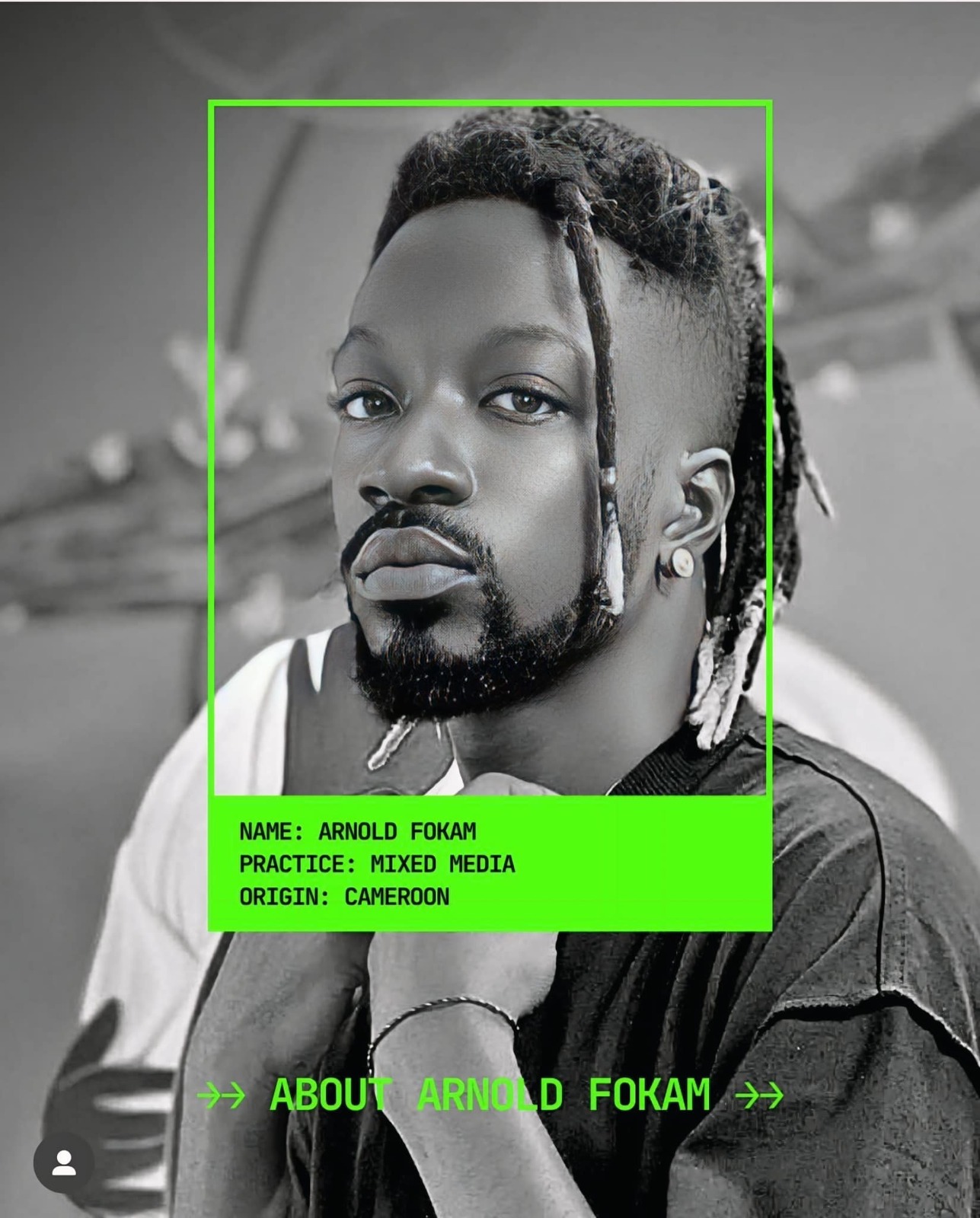 Art visuel : Arnold Fokam sélectionné à la 15ᵉ édition du Lagos Photo Festival