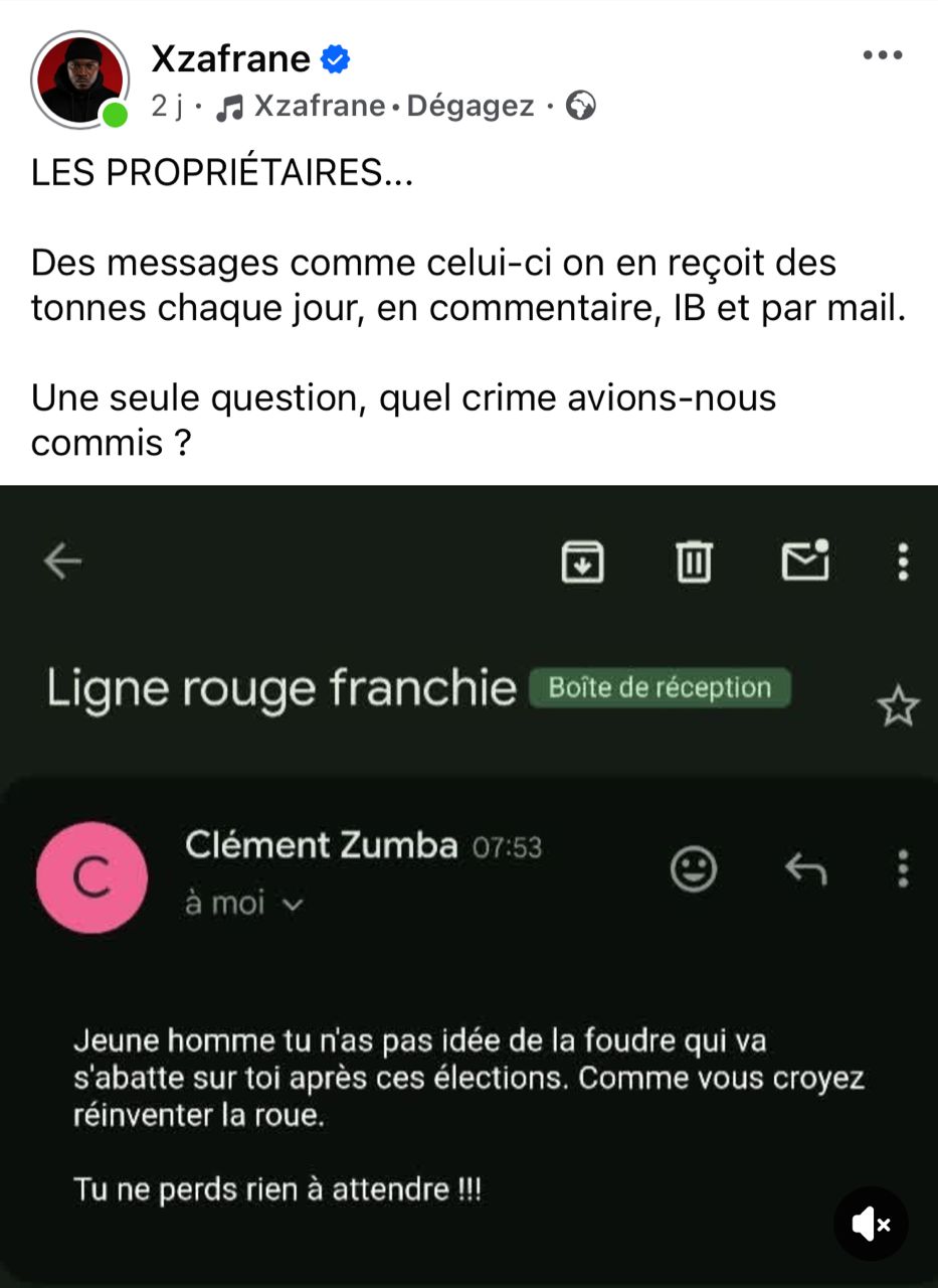 Xzafrane : l’artiste engagé en danger