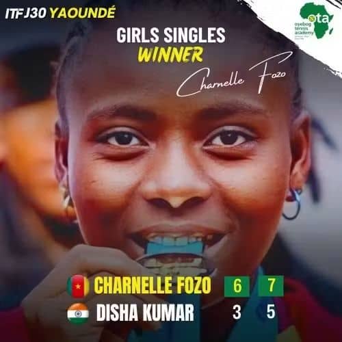ITF J30 : Charnelle Fozo survole encore la compétition et confirme son règne