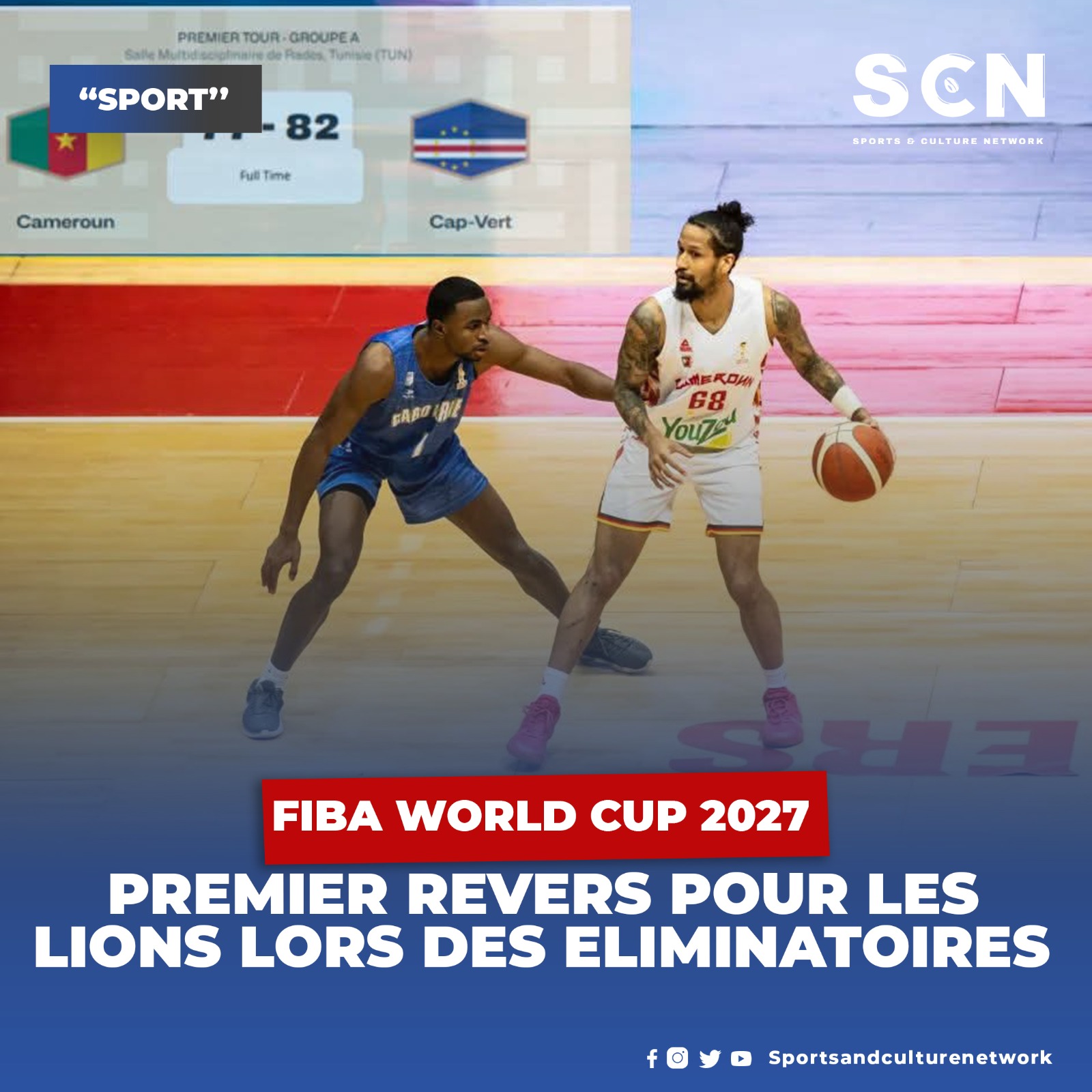 Éliminatoires Fiba World Cup 2027 : le Cap-Vert surprend les Lions indomptables