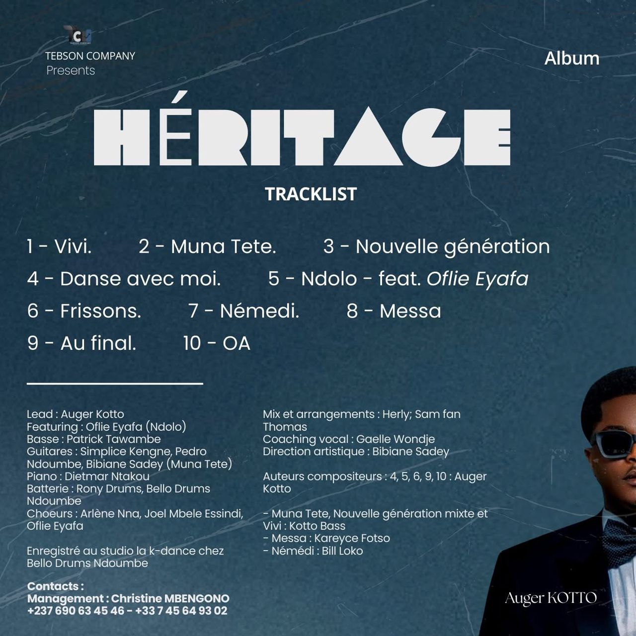 HÉRITAGE : quand Auger Kotto réveille la mémoire de Kotto Bass