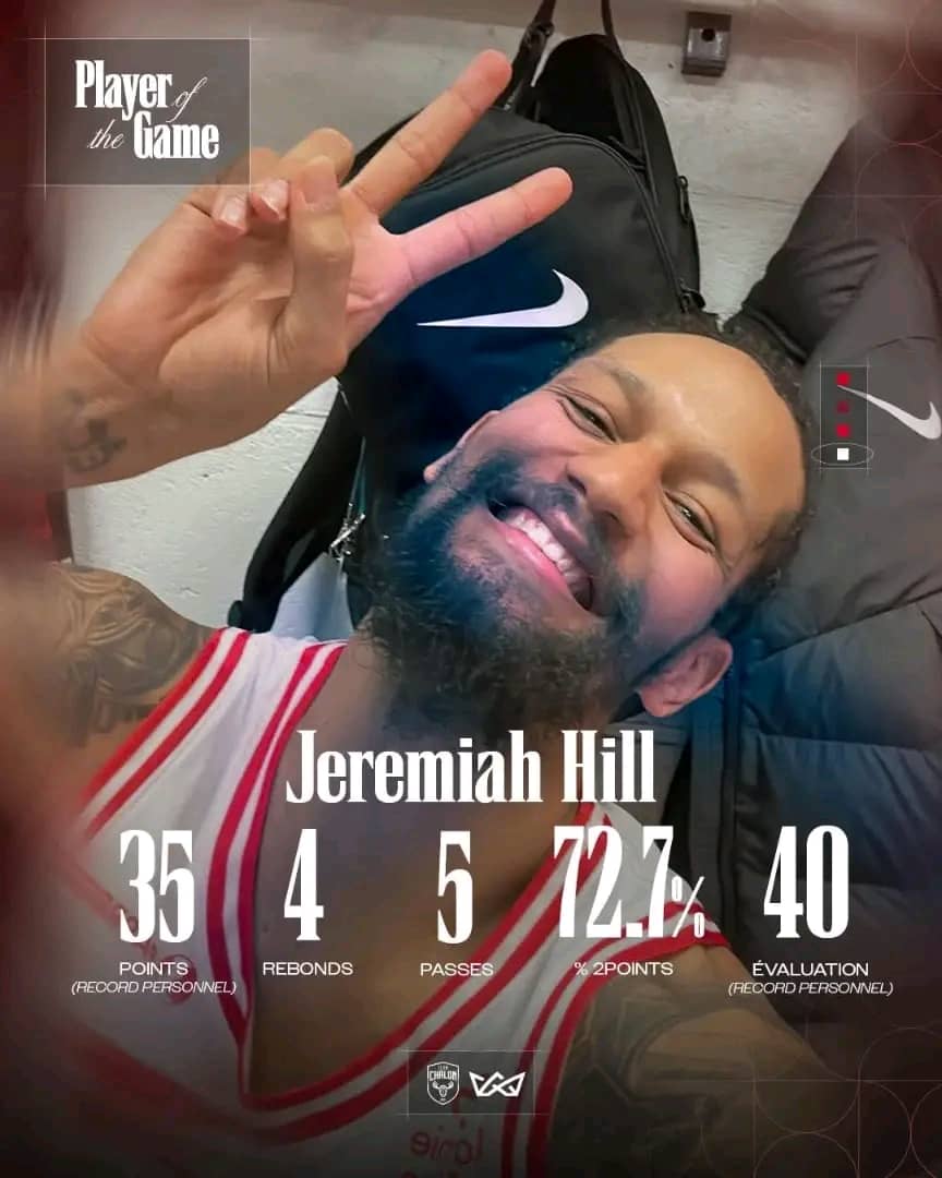 Jeremiah Hill en Éruption : 35 Points pour une Nuit Légendaire en Coupe de France de Basketball
