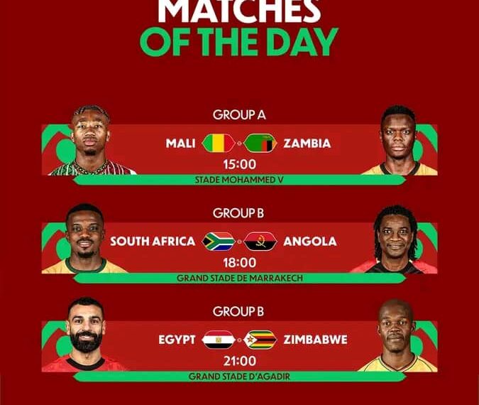 CAN 2025 : les affiches au programme du jour